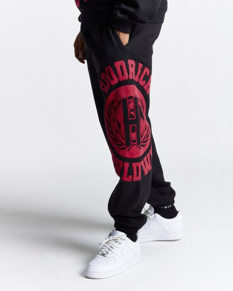 Hoodrich black and red joggers new arrivals