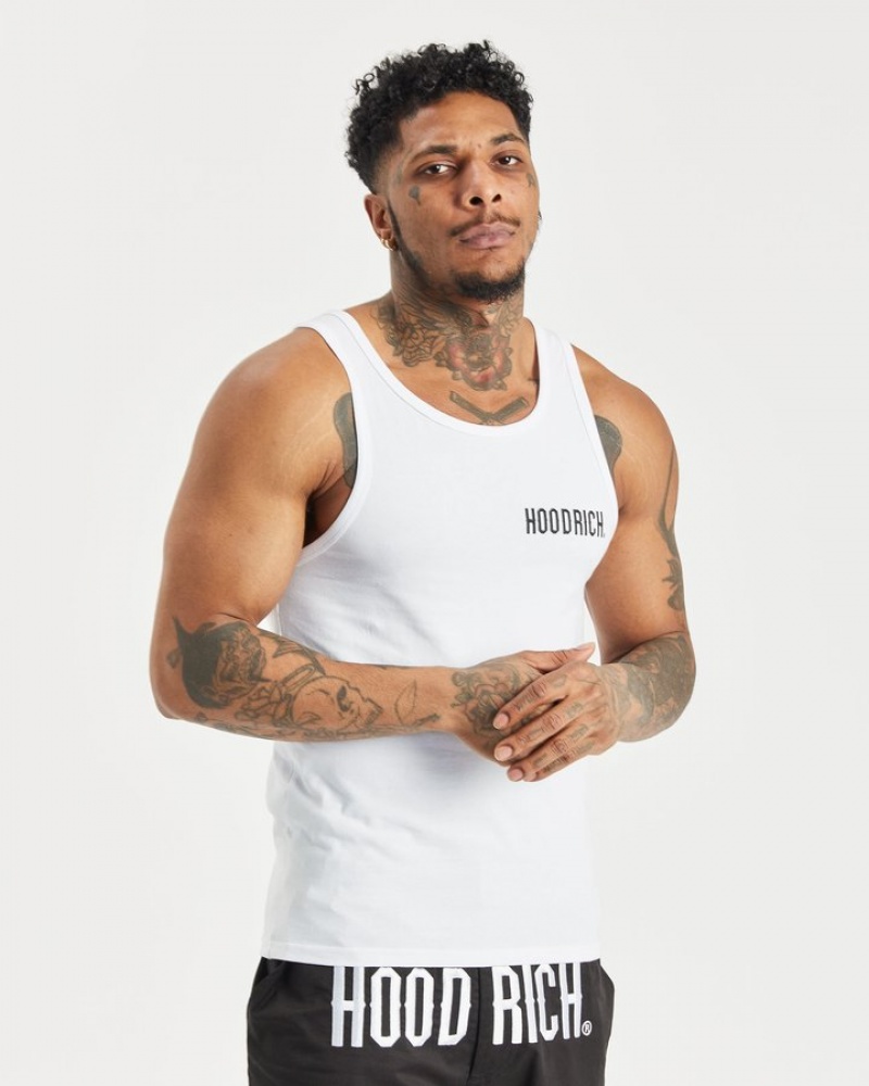 Hoodrich Multi Pack Tees Special Offers And Deals White Black OG Core Vest 2 Pack